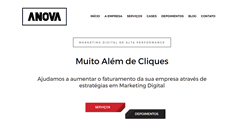 Desktop Screenshot of anovainternet.com.br